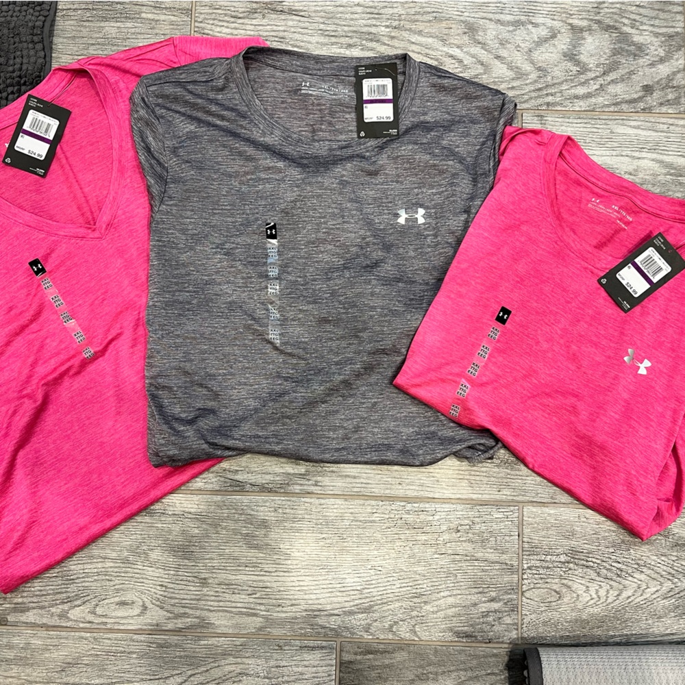 3 NWT Under Amour Shirts